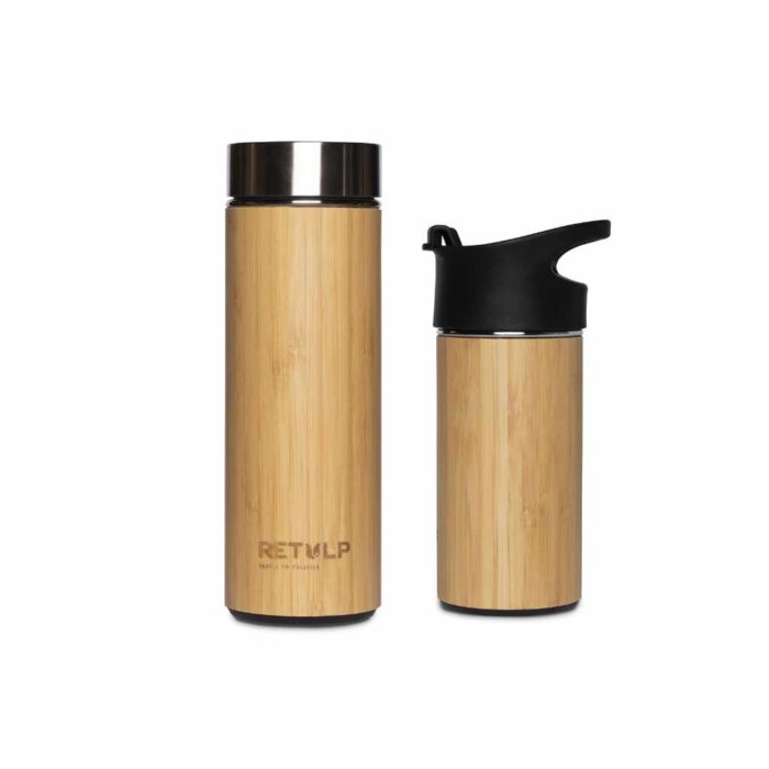 Thermosflasche Bambus