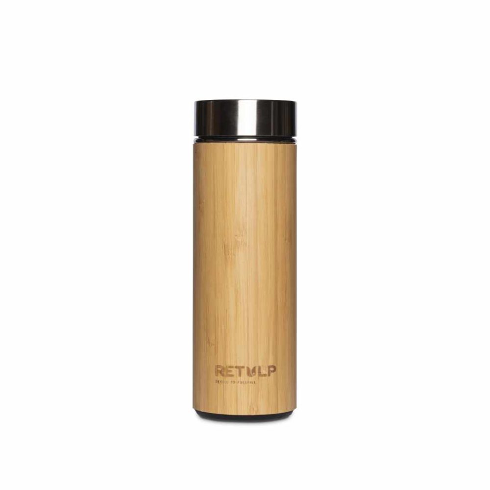 Thermosflasche Bambus groß