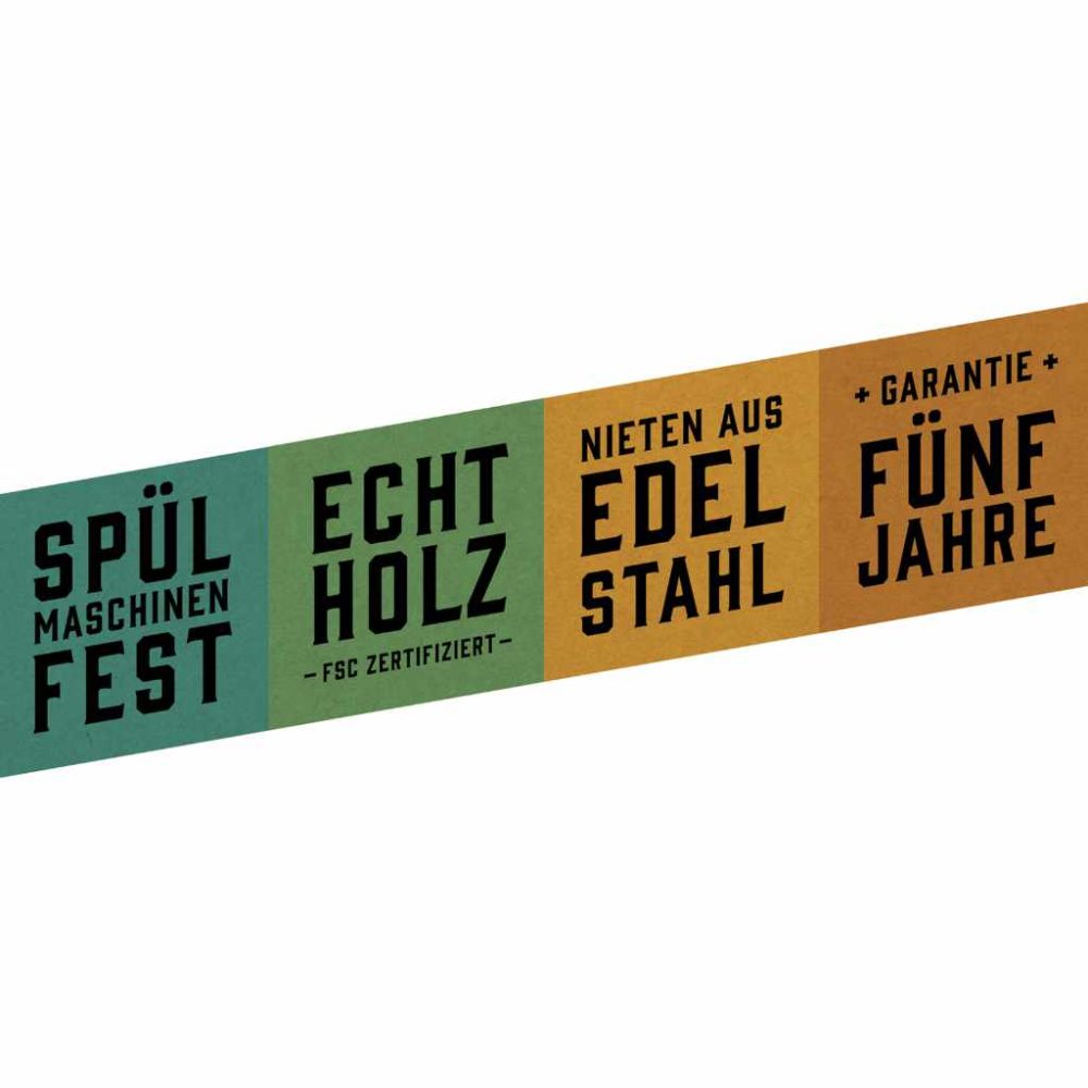 8-teiliges Messerset Eigenschaften