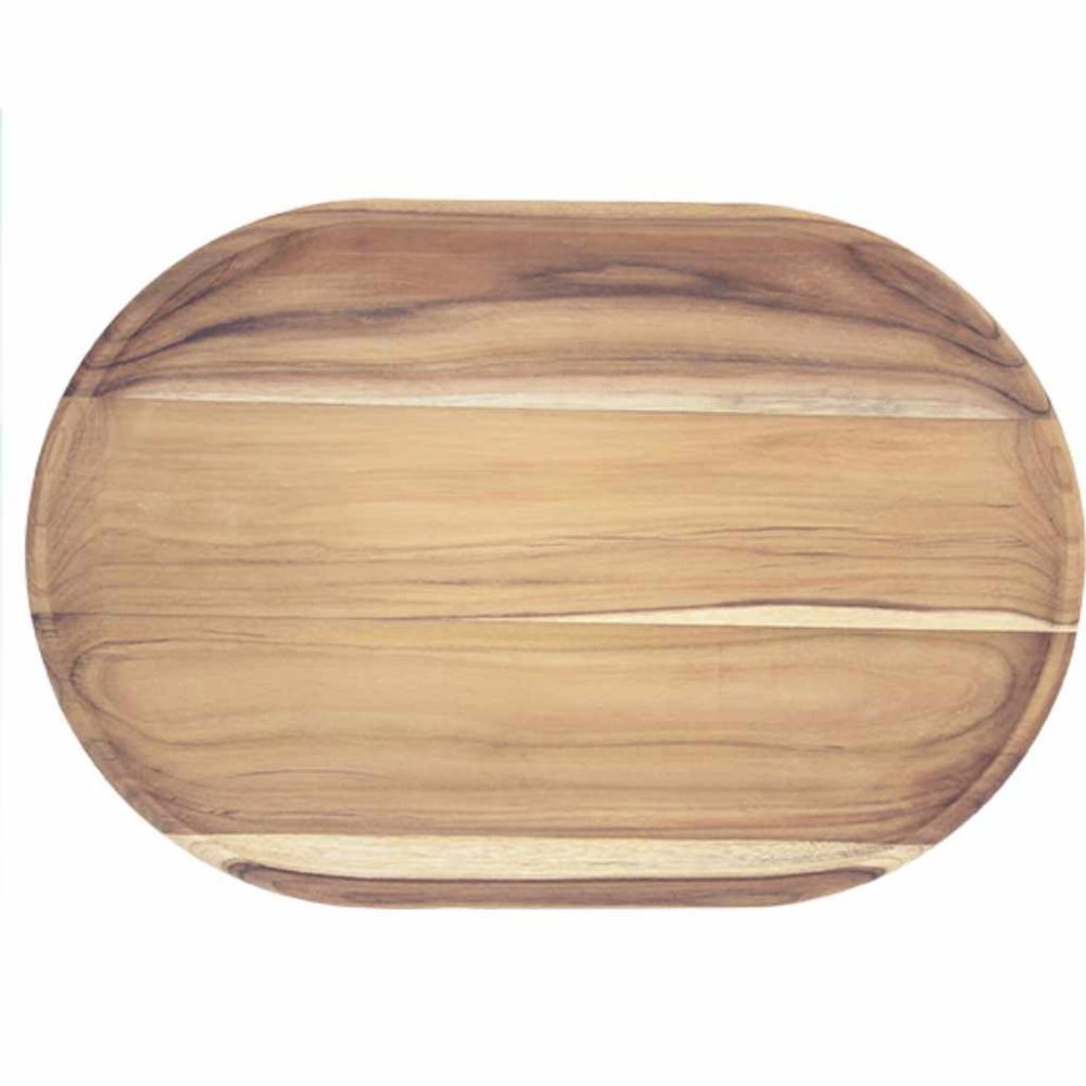 Servierschale aus Teakholz
