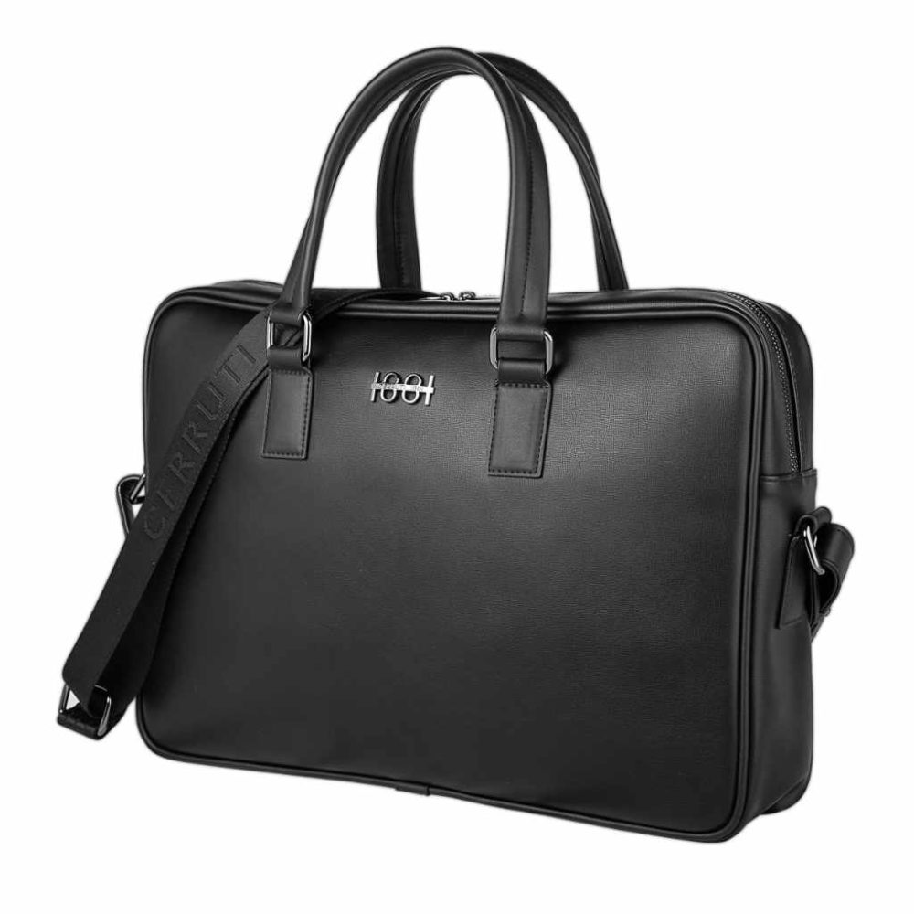 Cerruti 1881 Laptop-Tasche Irving Black Seite