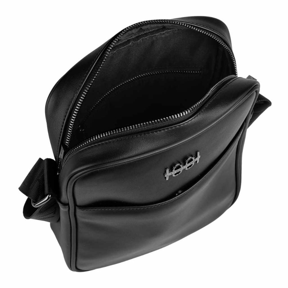 Cerruti 1881 Reporter-Tasche Irving Black geöffnet