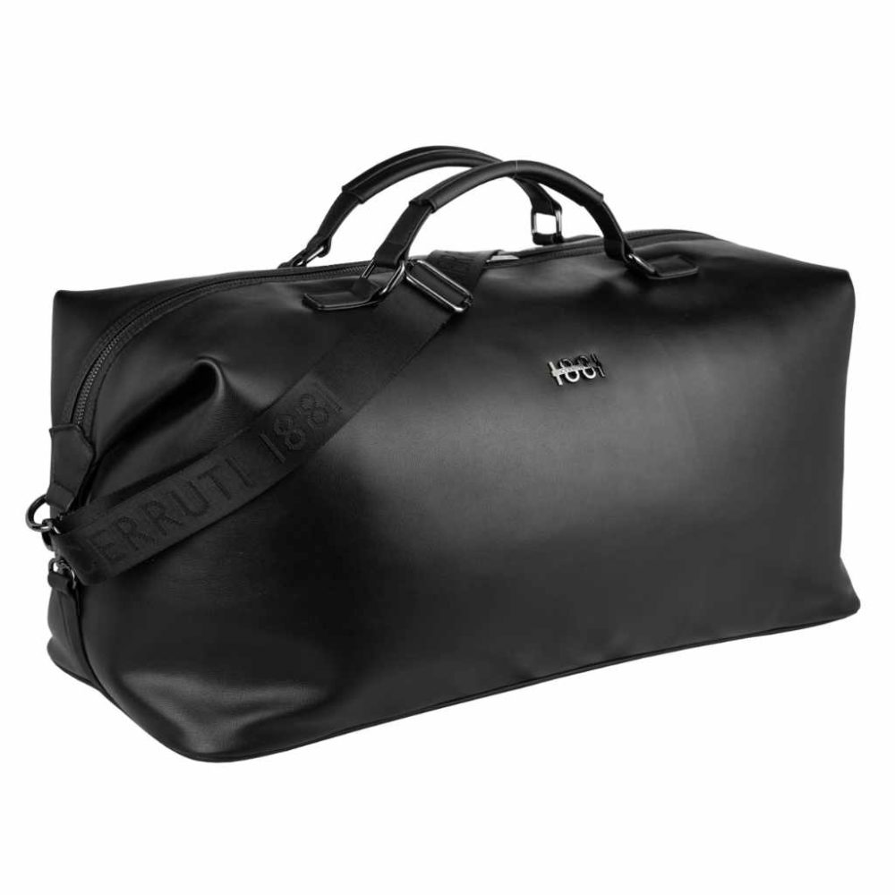 Cerruti 1881 große Reisetasche Irving Black Seite