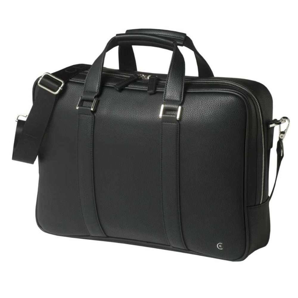 Cerruti 1881 Dokumententasche Hamilton schwarz Seite