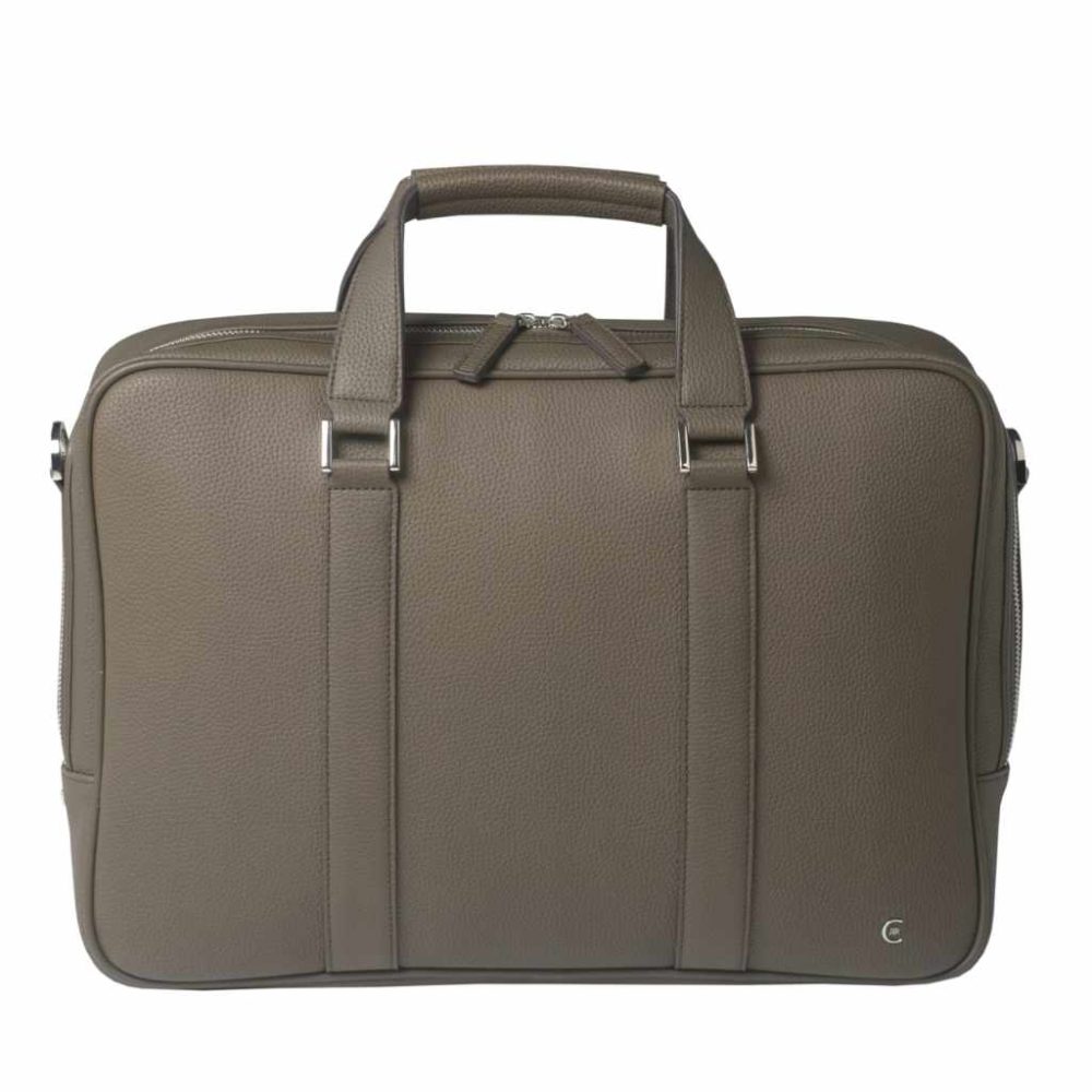 Cerruti 1881 Dokumententasche Hamilton beige Rückseite