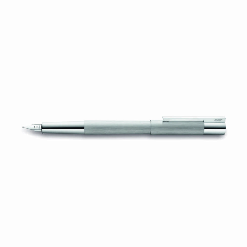 LAMY scala Füllhalter gebürsteter Edelstahl geöffnet
