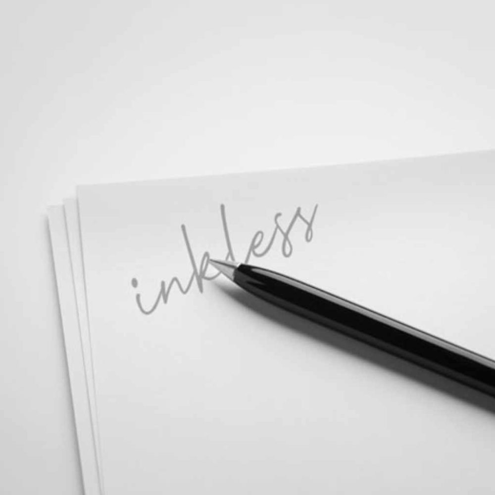 Inkless Pen Schriftbild