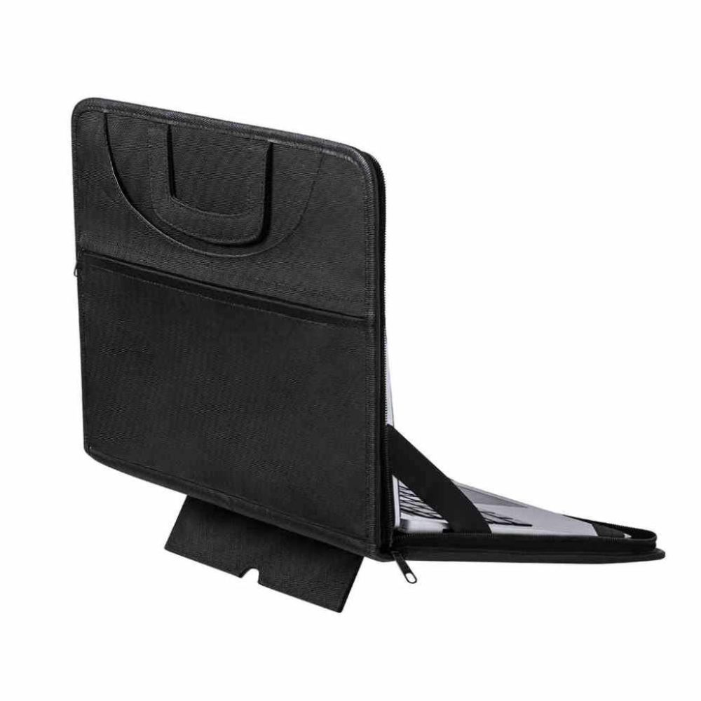 Minimalistische Laptop-Tasche aufgeklappt