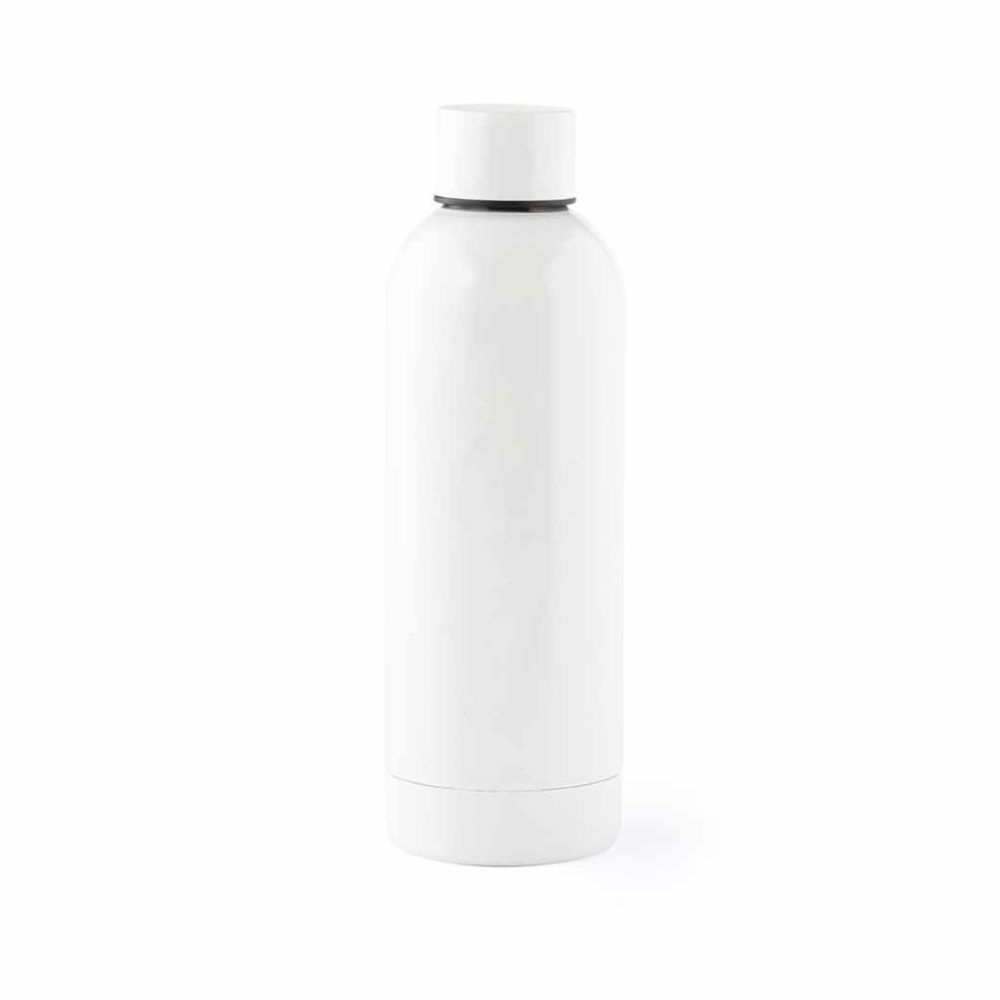 Trinkflasche Steel in Weiss