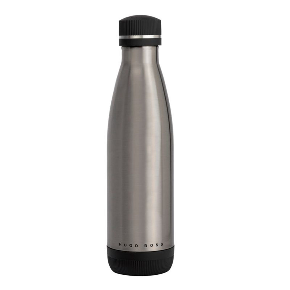 Warmhalteflasche Hugo Boss silber